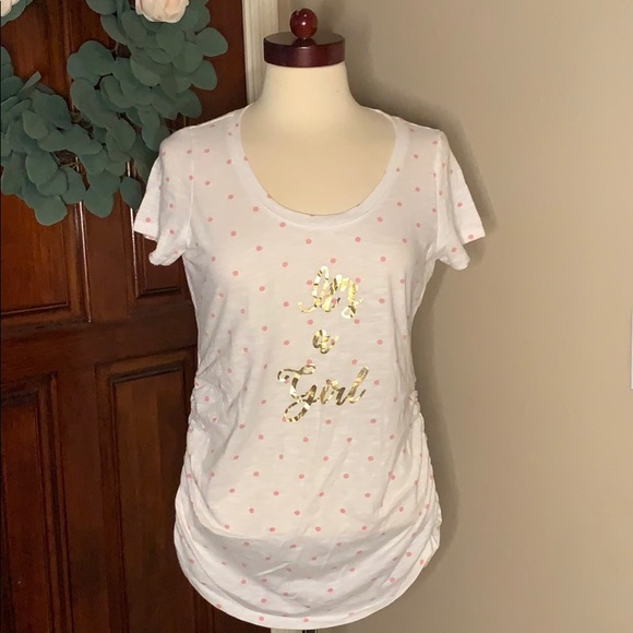 Motherhood Maternity “It’s a girl” T Shirt S - Picture 4 of 7